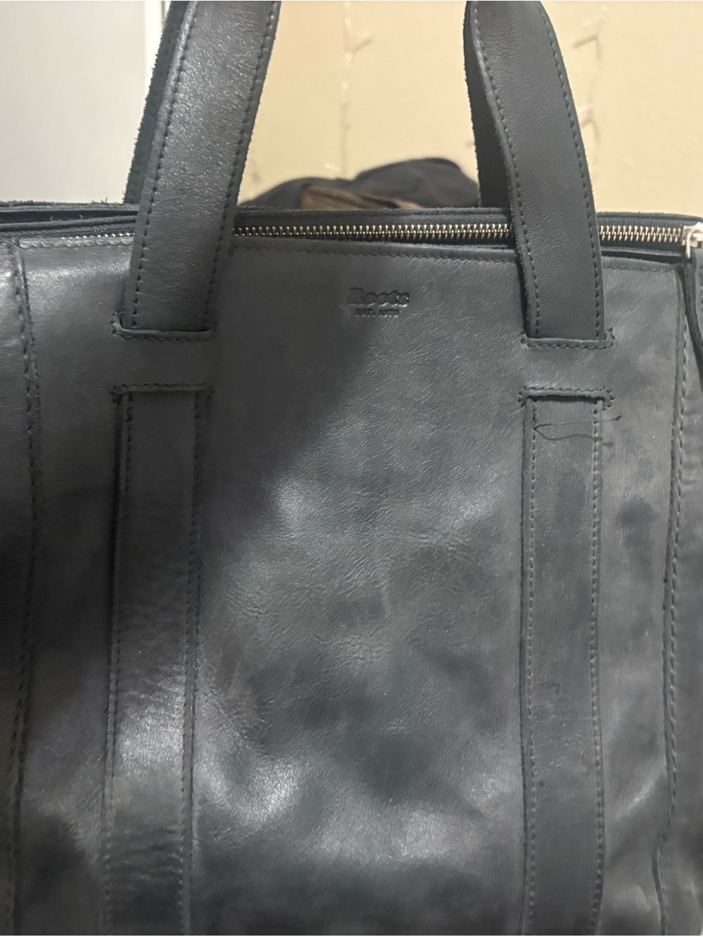 Roots Women’s Leather Tote Bag - Black